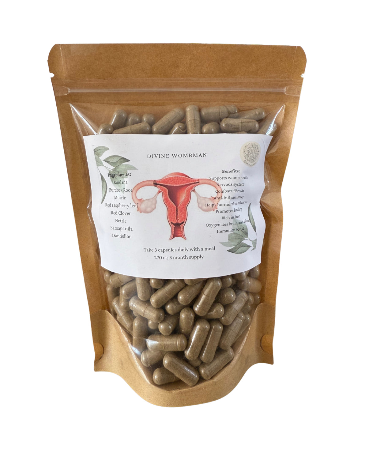 3 month Divine Wombman Capsules